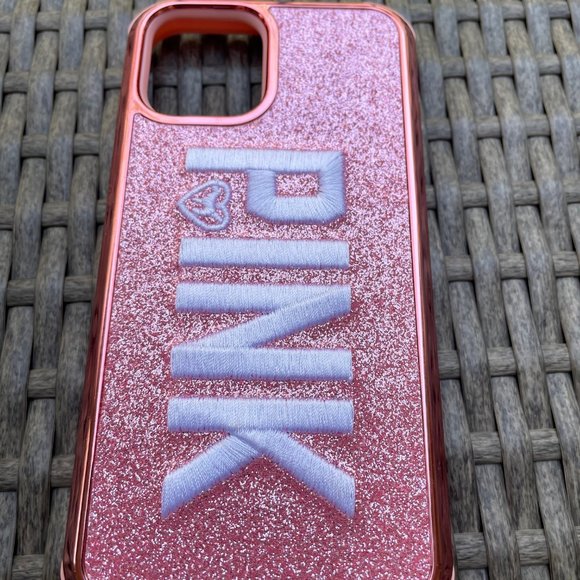 Pink Glitter iphone 12 /12 pro cover soft case - Picture 1 of 7